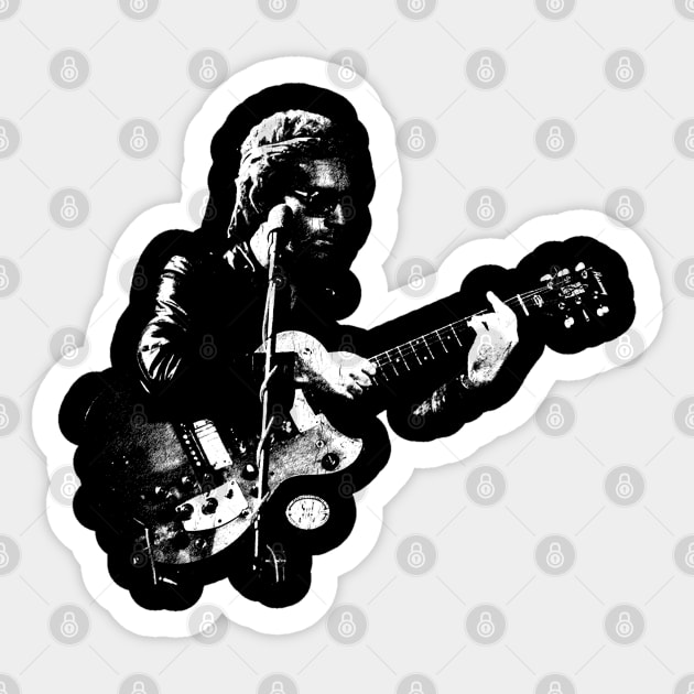 Bluesrocklegenden JJ Cale Sticker by GekNdangSugih